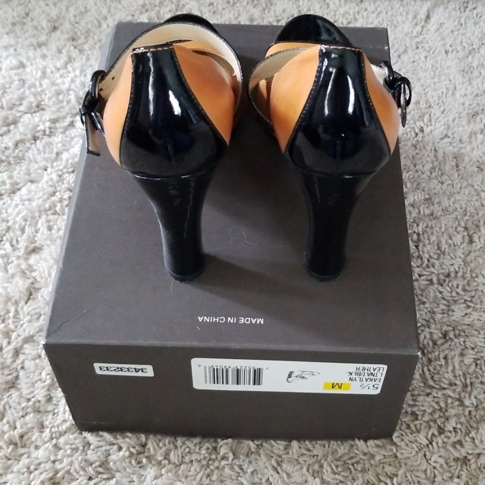 ENZO ANGIOLINI Tan/black leather  size 5.5 - Picture 5 of 7